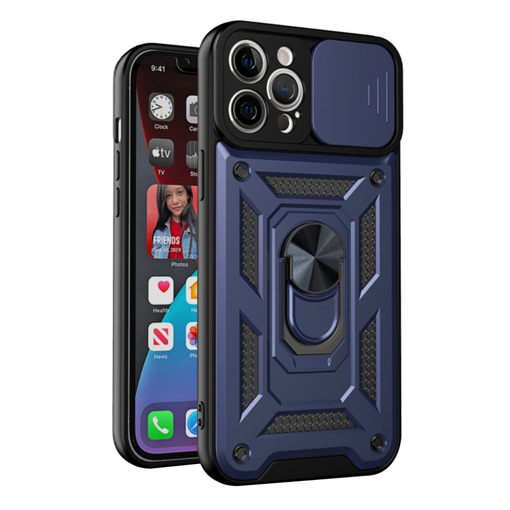 Case for Apple iPhone 12 Pro, Techsuit, CamShield, Blue