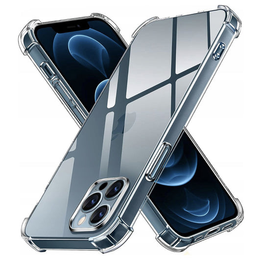 Hoesje voor Apple iPhone 12 Pro, Techsuit, Schokbestendig Transparant