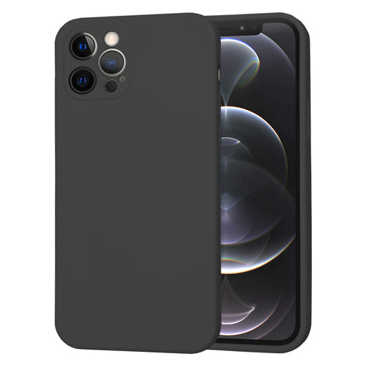 Hoes voor Apple iPhone 12 Pro, Techsuit, SoftFlex, Zwart