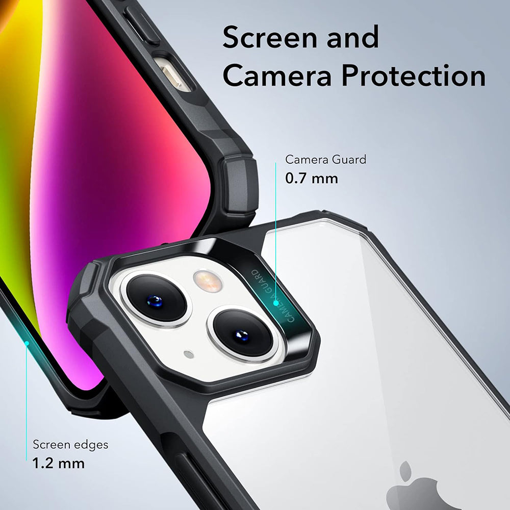 Case for Apple iPhone 14 / 13, ESR, Air Armor, Transparent Black