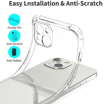 Hoesje voor Apple iPhone 13 mini, Techsuit, Shockproof Clear, Transparant