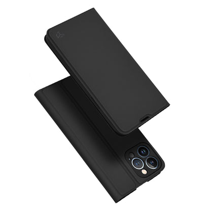Hoes voor Apple iPhone 13 Pro Max, Techsuit, Magskin Book, Zwart
