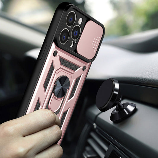 Hoes voor Apple iPhone 13 Pro, Techsuit, CamShield, Roze