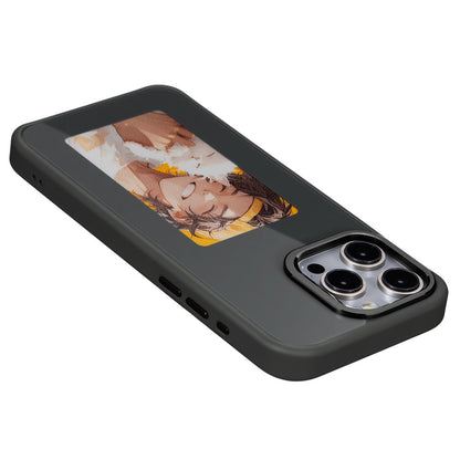 Hoes voor Apple iPhone 13 Pro Max, OEM, Aangepast E-Ink Display, Zwart
