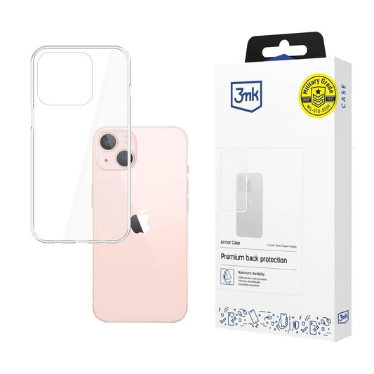 Hoesje voor Apple iPhone 14, 3MK, Armor, Transparant