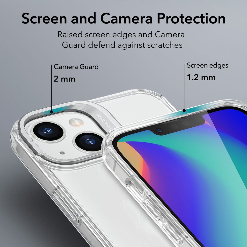 Hoes voor Apple iPhone 14 Plus, ESR, Classic Kickstand, Transparant