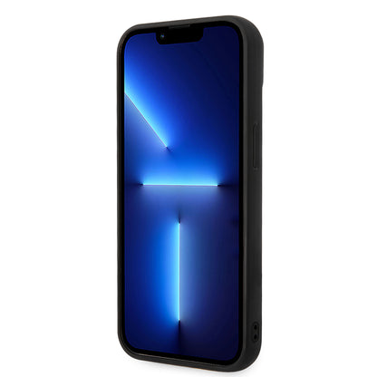 Hoes voor Apple iPhone 14 Plus, Karl Lagerfeld, 3D Monogram, Zwart