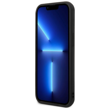 Hoes voor Apple iPhone 14 Plus, Karl Lagerfeld, 3D Rubber Choupette, Zwart