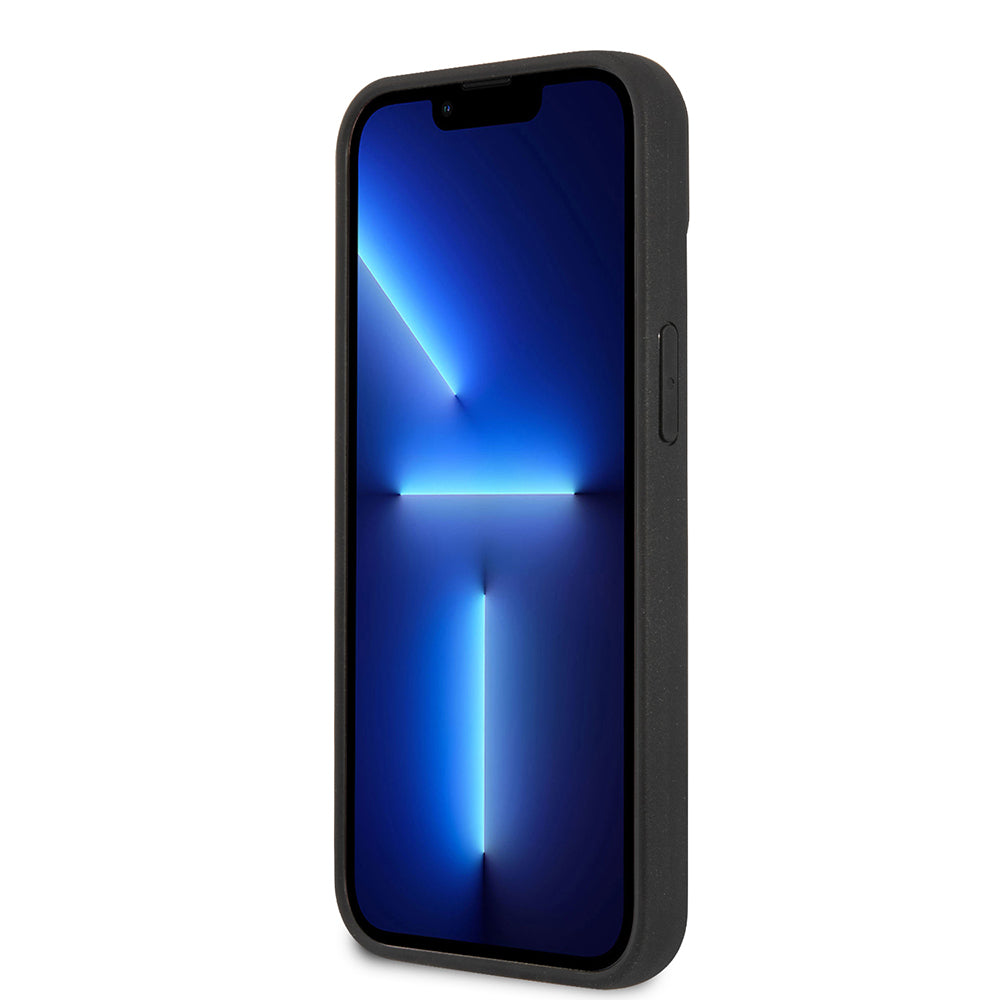 Hoes voor Apple iPhone 14 Plus, Karl Lagerfeld, 3D Rubber Karl's Head, Zwart