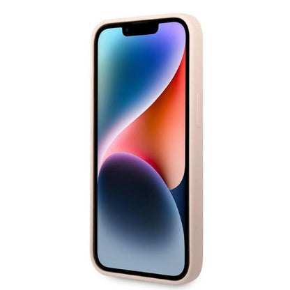 Hoes voor Apple iPhone 14 Plus, Karl Lagerfeld, Silicone Ikonik Karl, Roze