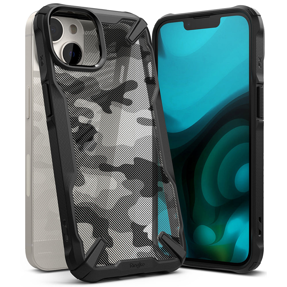 Hoesje voor Apple iPhone 14 Plus, Ringke, Fusion X Design, Camouflage