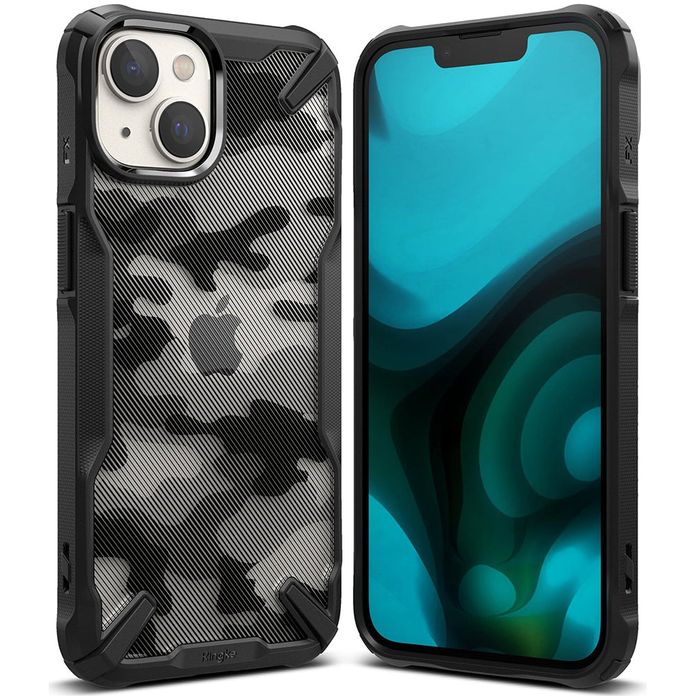 Hoesje voor Apple iPhone 14 Plus, Ringke, Fusion X Design, Camouflage