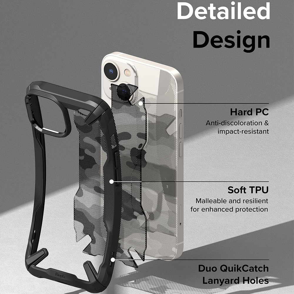 Hoesje voor Apple iPhone 14 Plus, Ringke, Fusion X Design, Camouflage