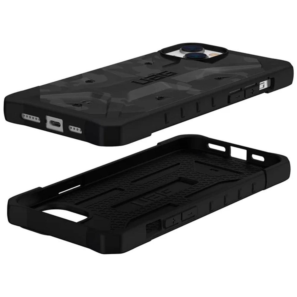 Hoes voor Apple iPhone 14 Plus, Urban Armor Gear, Pathfinder SE Midnight Camo, Camouflage