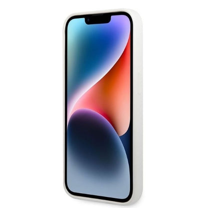 Hoes voor Apple iPhone 14 Pro, Karl Lagerfeld, Silicone Choupette, Wit