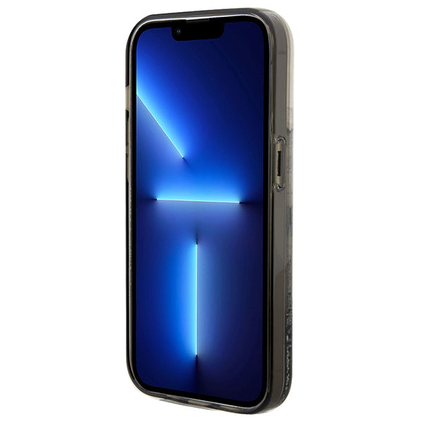 Hoes voor Apple iPhone 14 Pro Max, Karl Lagerfeld, Liquid Glitter Choupette, Transparant