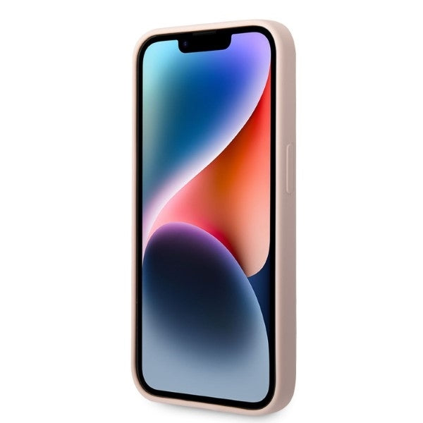 Hoes voor Apple iPhone 14 Pro Max, Karl Lagerfeld, Silicone Ikonik NFT, Roze