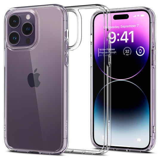 Hoes voor Apple iPhone 14 Pro Max, Spigen, Ultra Hybrid, Transparant ACS04816