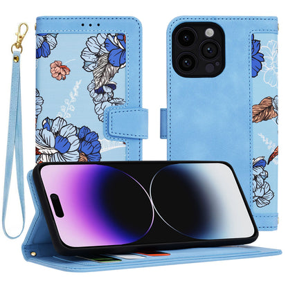 Hoes voor Apple iPhone 14 Pro Max, Techsuit, FlipCraft, Blauw