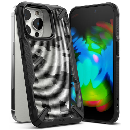 Hoes voor Apple iPhone 14 Pro, Ringke, Fusion X Design, Camouflage