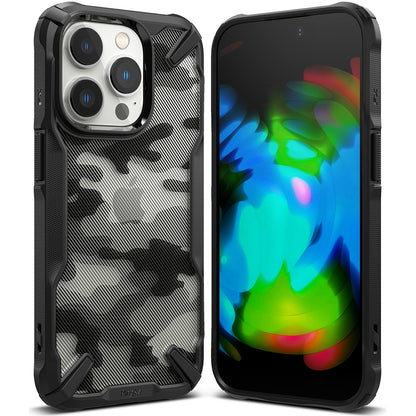 Hoes voor Apple iPhone 14 Pro, Ringke, Fusion X Design, Camouflage