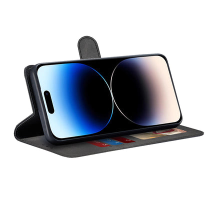 Hoes voor Apple iPhone 14 Pro, Techsuit, Diary Book, Zwart