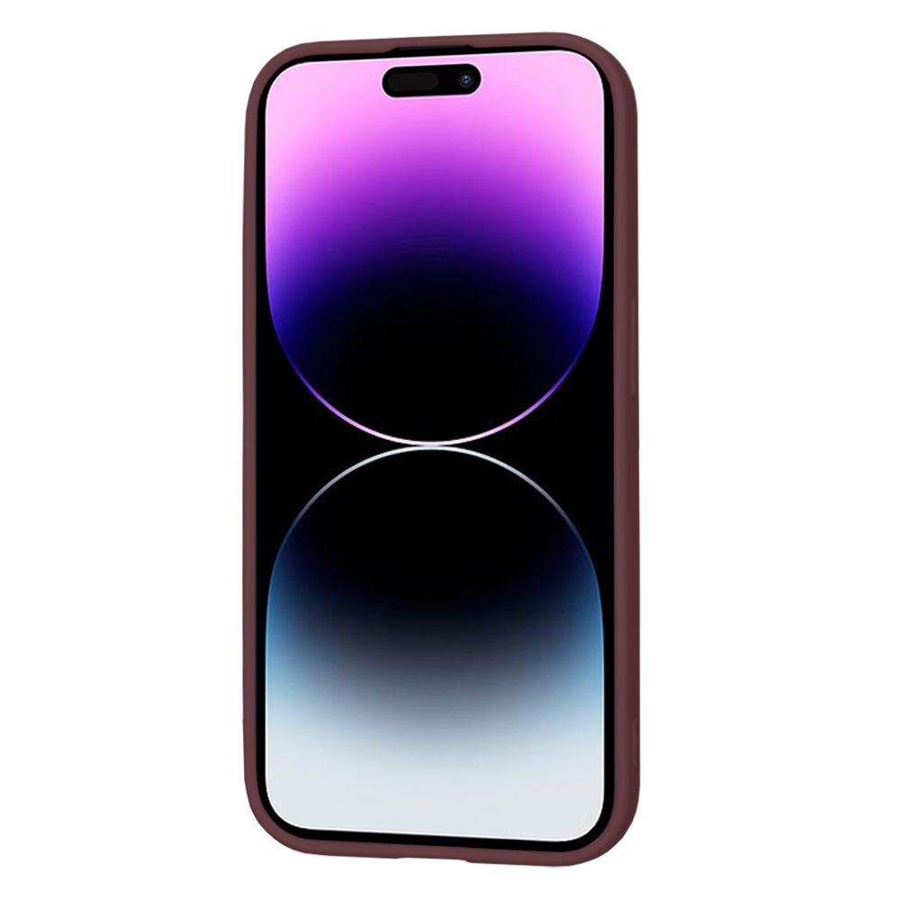 Hoes voor Apple iPhone 14 Pro, Techsuit, SoftFlex, Kersenrood