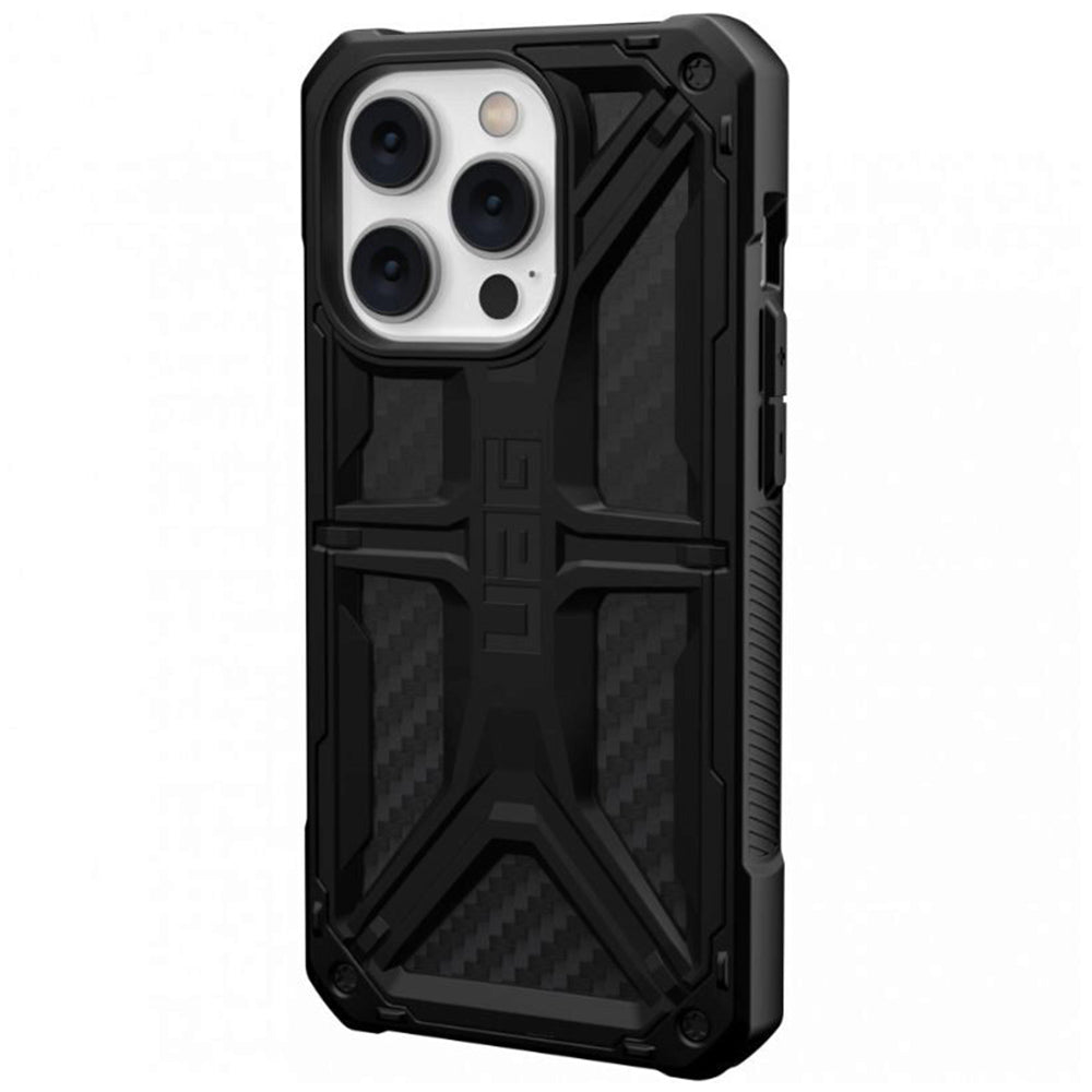 Hoes voor Apple iPhone 14 Pro, Urban Armor Gear, Monarch Carbon, Zwart