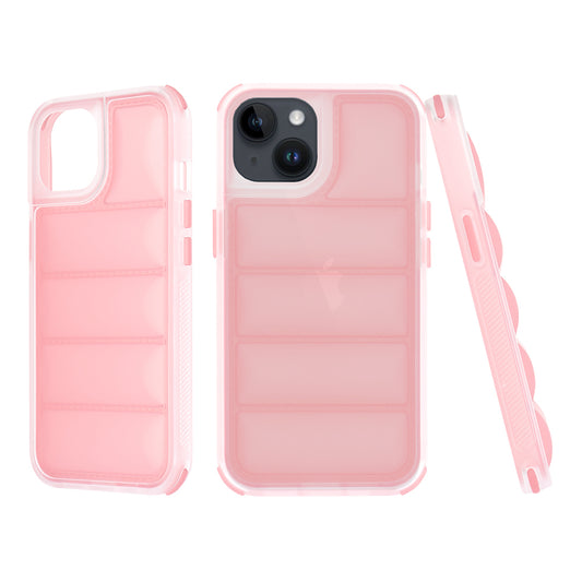 Hoes voor Apple iPhone 14, Techsuit, Wave Shield, Roze
