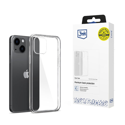 Hoesje voor Apple iPhone 15, 3MK, Clear, Transparant