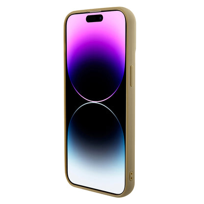 Hoes voor Apple iPhone 15, Guess, Disco Metal Script, Goud