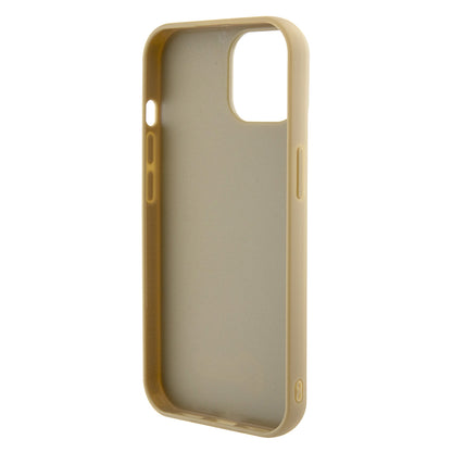 Hoes voor Apple iPhone 15, Guess, Disco Metal Script, Goud