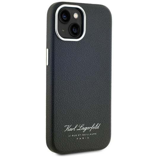 Hoes voor Apple iPhone 15, Karl Lagerfeld, RSG, Zwart