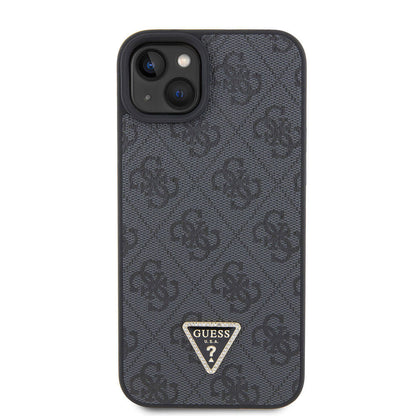 Hoes voor Apple iPhone 15 Plus, Guess, Crossbody 4G Metal Logo, Zwart