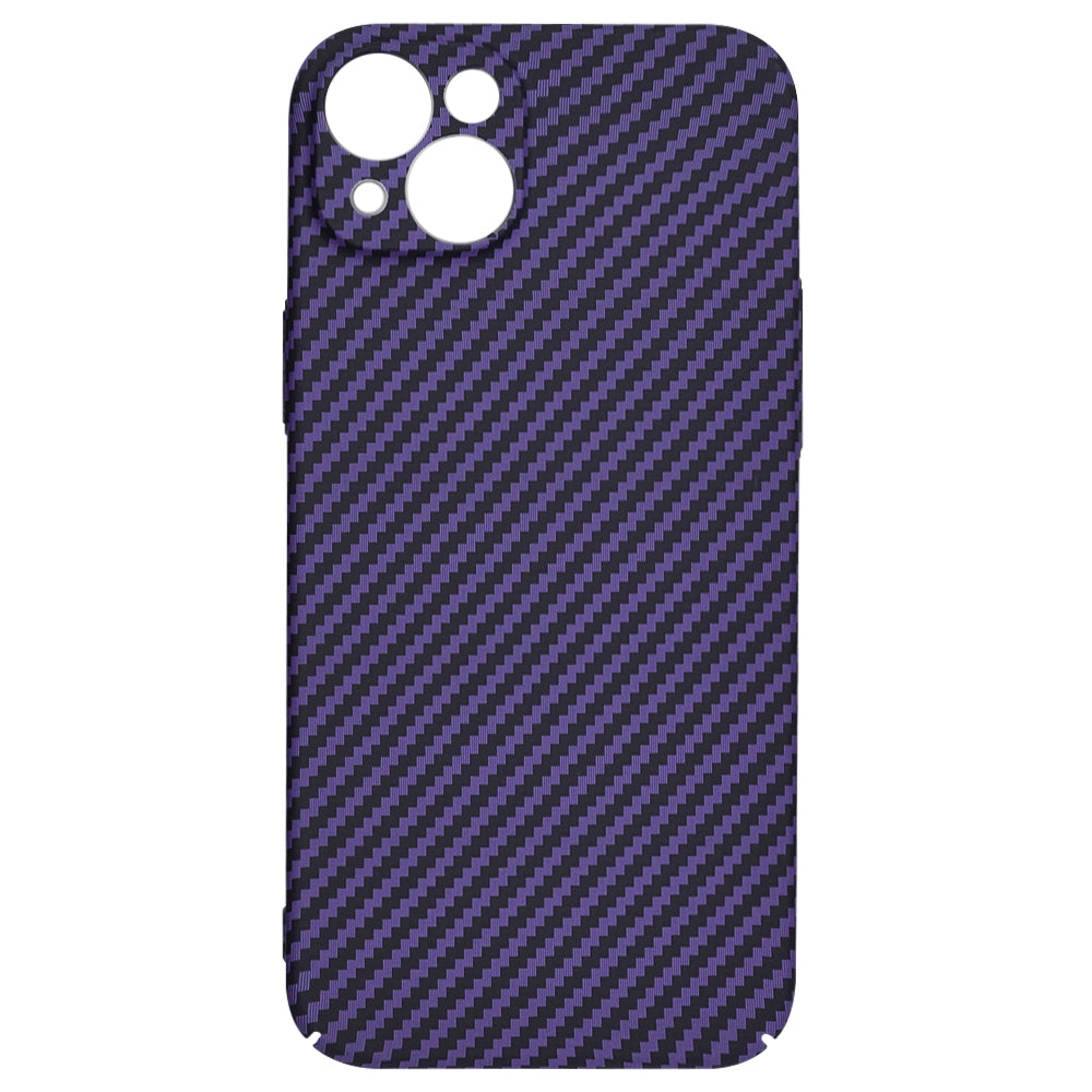 Hoes voor Apple iPhone 15 Plus, Techsuit, Carbonite FiberShell, Paars