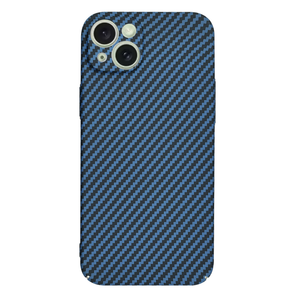 Hoesje voor Apple iPhone 15 Plus, Techsuit, Carbonite FiberShell, Turkoois
