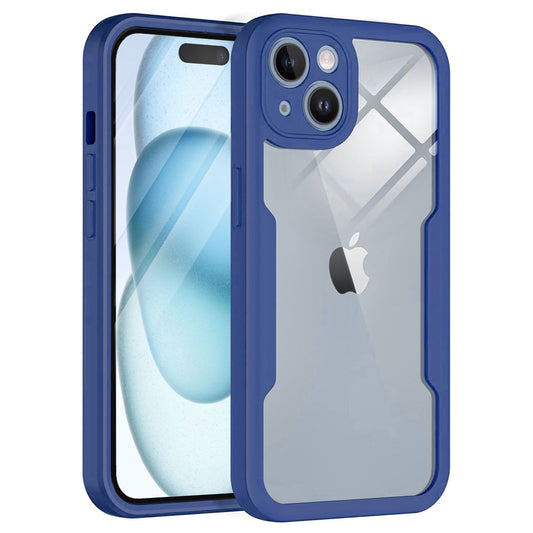 Hoes voor Apple iPhone 15 Plus, Techsuit, ColorVerse 360, Blauw