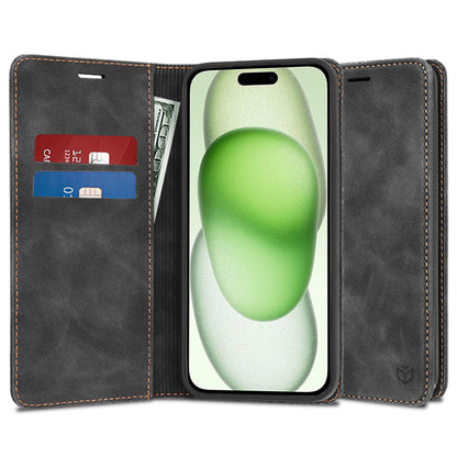 Hoes voor Apple iPhone 15 Plus, Techsuit, Confy, Zwart