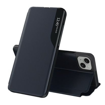 Hoes voor Apple iPhone 15 Plus, Techsuit, eFold, Donkerblauw