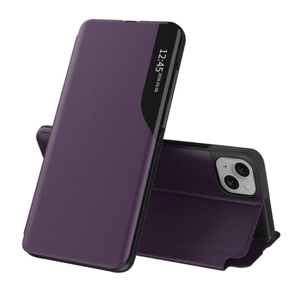 Hoes voor Apple iPhone 15 Plus, Techsuit, eFold, Paars