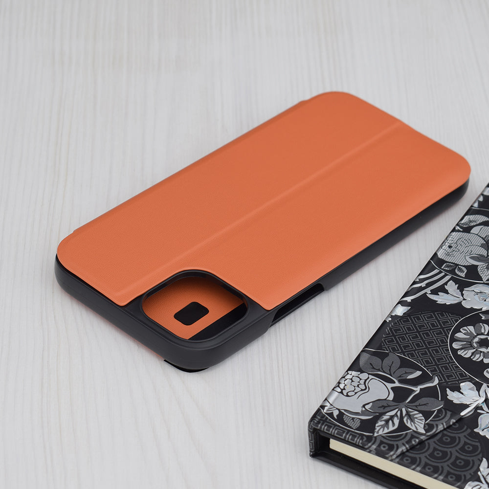 Hoes voor Apple iPhone 15 Plus, Techsuit, eFold, Oranje