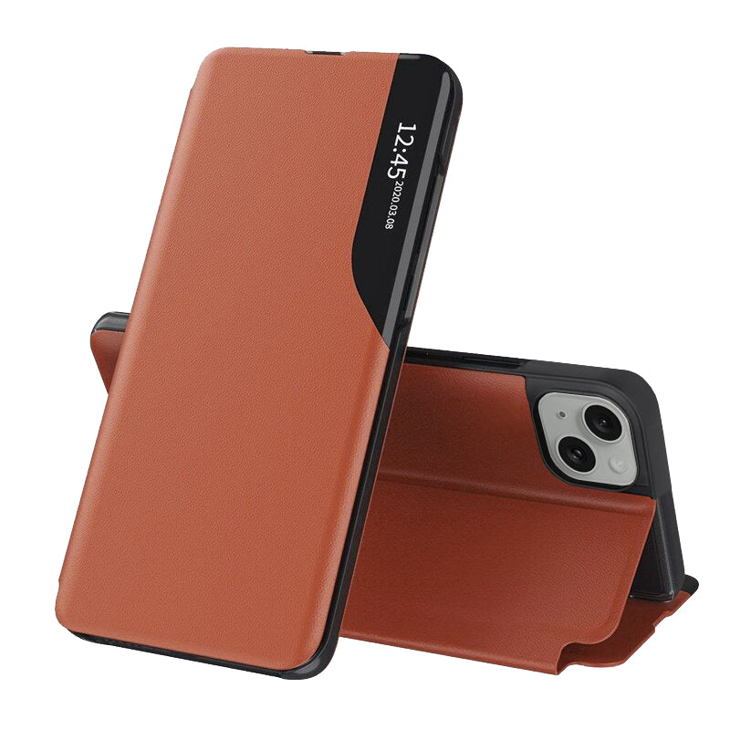 Hoes voor Apple iPhone 15 Plus, Techsuit, eFold, Oranje