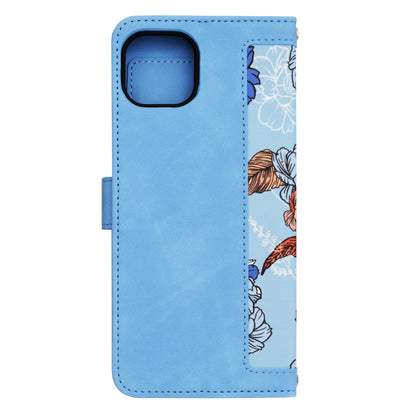 Hoes voor Apple iPhone 15 Plus, Techsuit, FlipCraft, Blauw