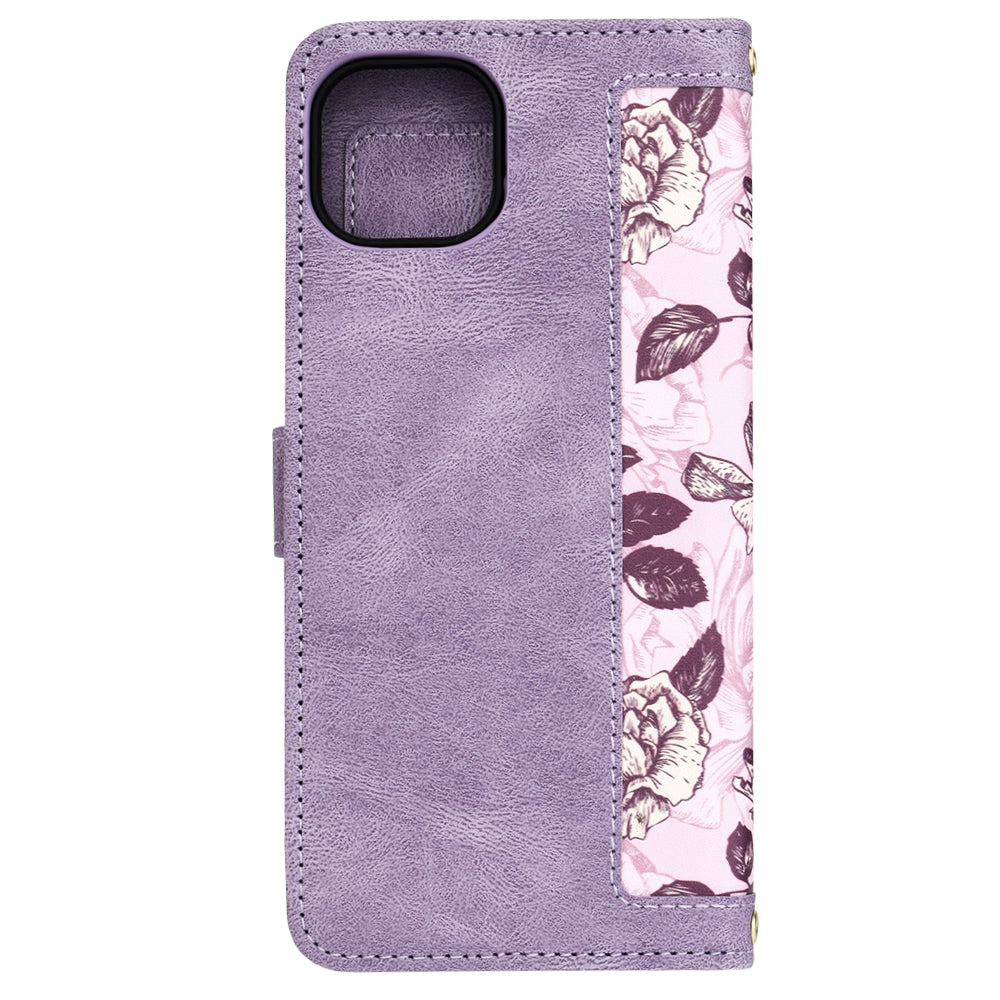 Hoes voor Apple iPhone 15 Plus, Techsuit, FlipCraft, Paars
