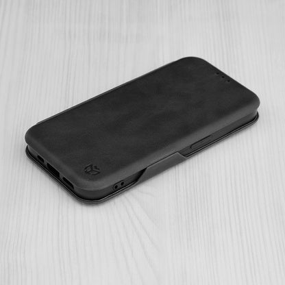 Hoes voor Apple iPhone 15 Plus, Techsuit, Safe Wallet Plus, Zwart