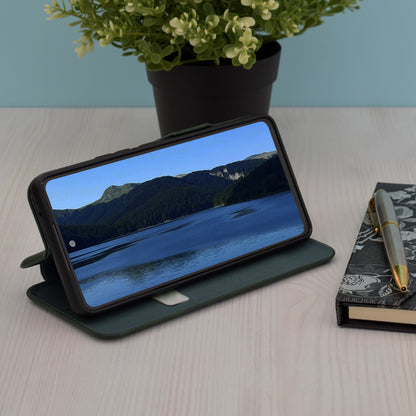 Hoes voor Apple iPhone 15 Plus, Techsuit, Safe Wallet Plus, Groen