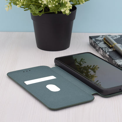 Hoes voor Apple iPhone 15 Plus, Techsuit, Safe Wallet Plus, Groen