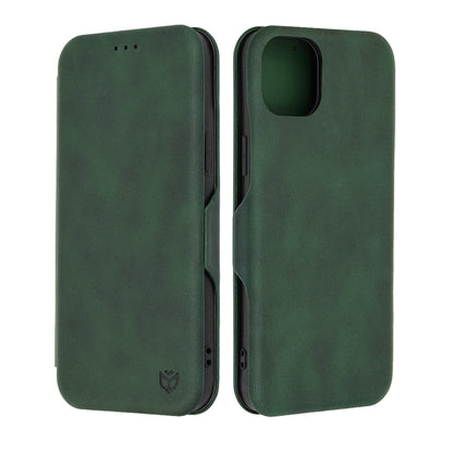 Hoes voor Apple iPhone 15 Plus, Techsuit, Safe Wallet Plus, Groen