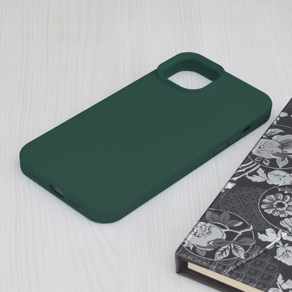 Hoes voor Apple iPhone 15 Plus, Techsuit, Soft Edge, Donkergroen