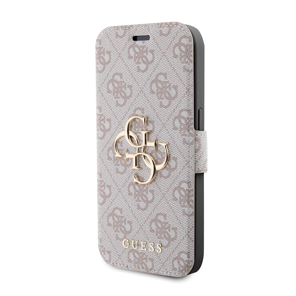 Case for Apple iPhone 15 Pro, Guess, 4G Book, Pink